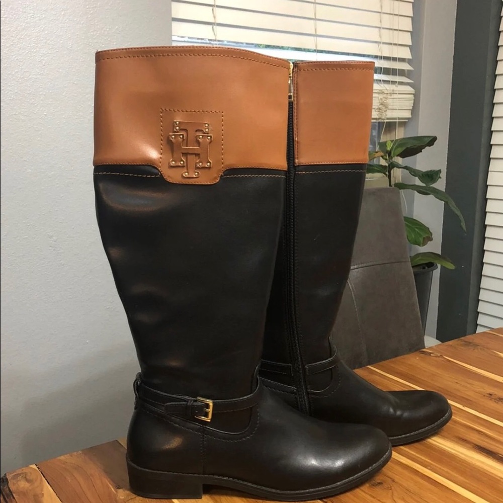 Tommy Hilfiger tall riding boots